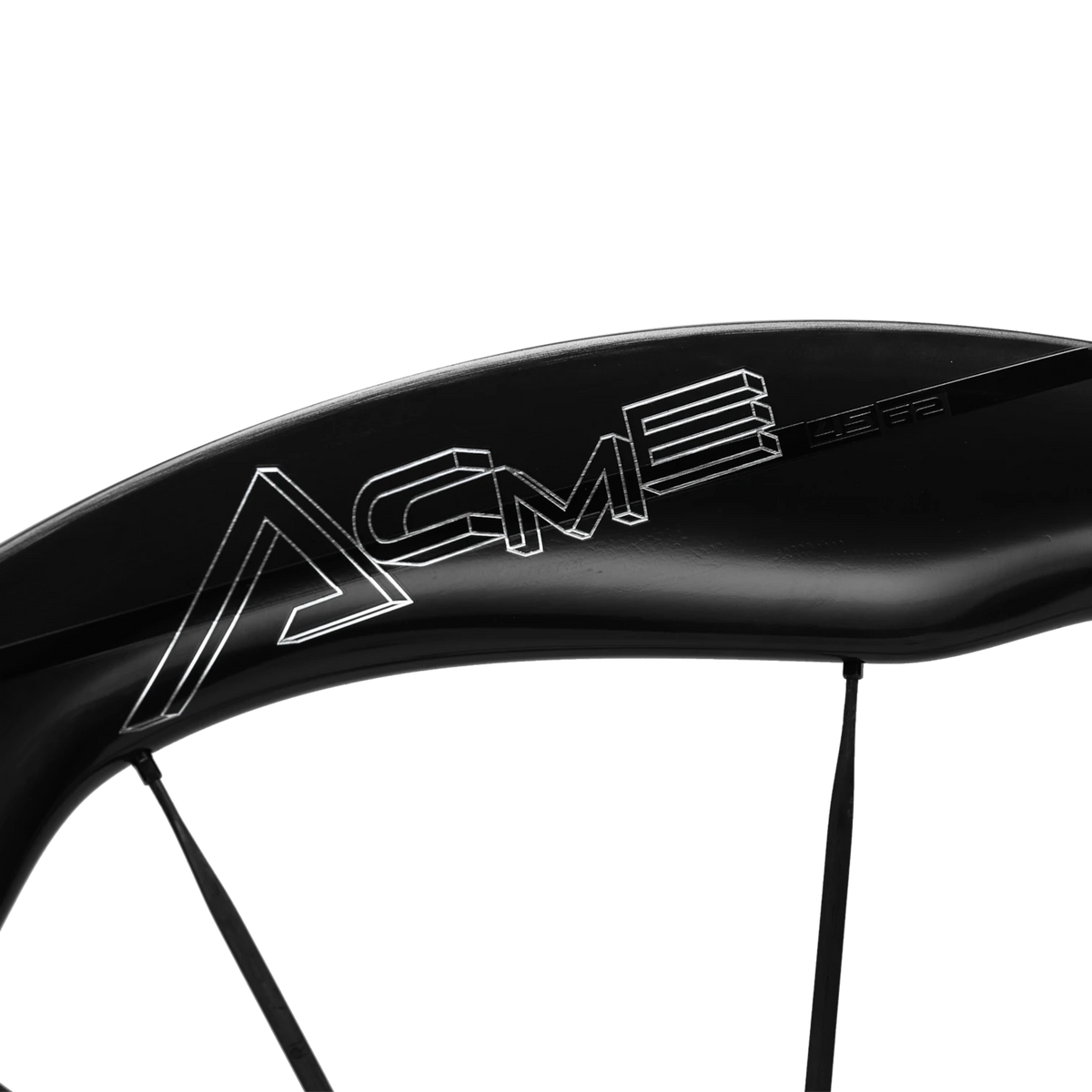 NorVelo Pertual ACME carbon road bike wheel with 45/62mm rim profile and integrated carbon spokes