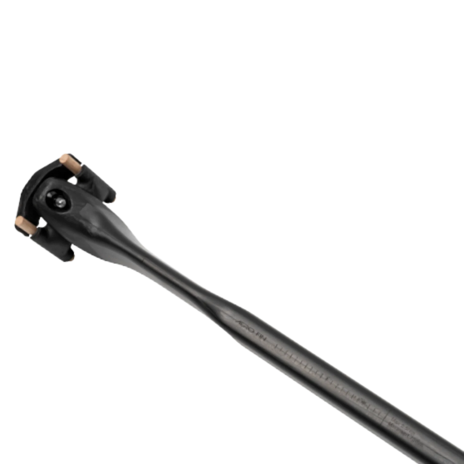 NorVelo Aero Fin lightweight carbon bicycle seatpost with biomimetic fin structure for reduced aerodynamic drag