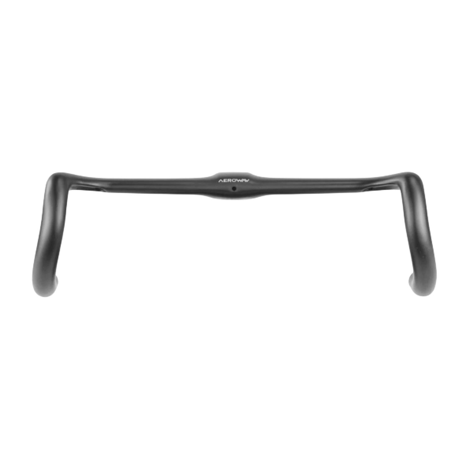 NorVelo AROW black carbon fiber road bike drop handlebars with aerodynamic design
