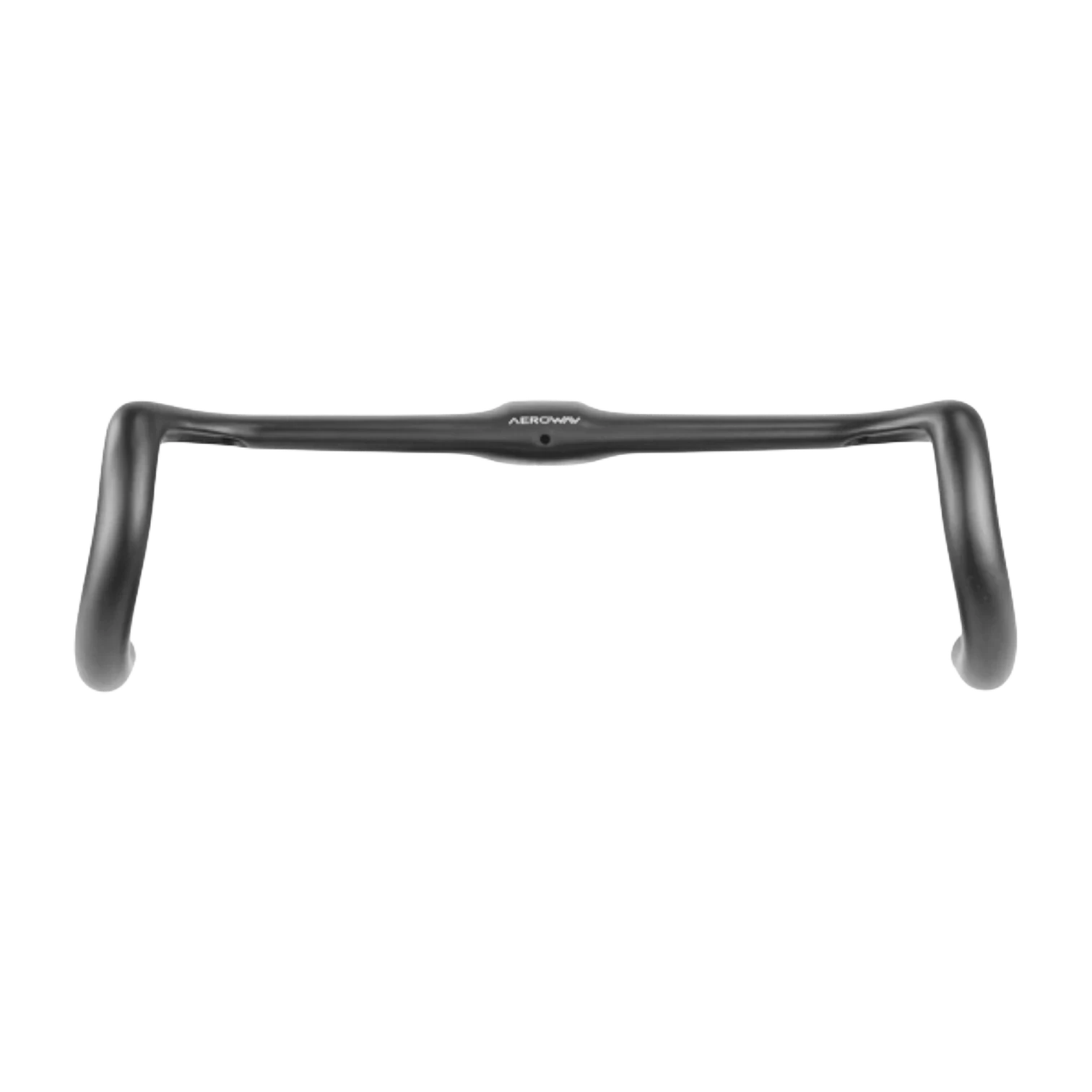 NorVelo AROW black carbon fiber road bike drop handlebars with aerodynamic design