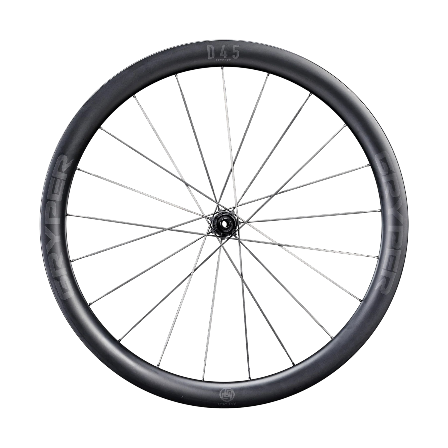 NorVelo Lún Gryper 2 carbon gravel bike wheel with 45mm rim depth and wide profile for high performance