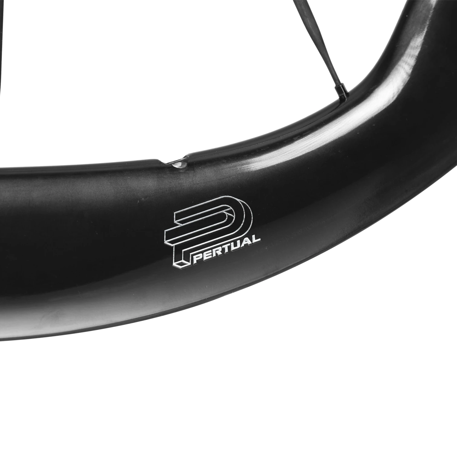 NorVelo Pertual ACME carbon road bike wheel with 45/62mm rim profile and integrated carbon spokes