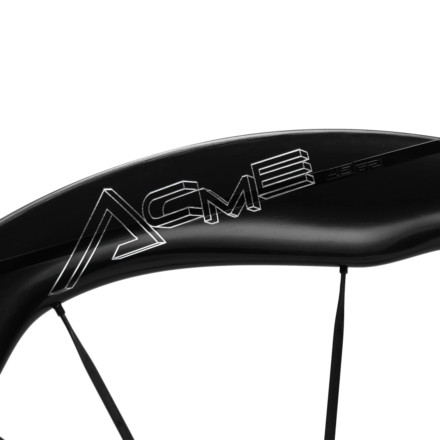 NorVelo Pertual ACME carbon road bike wheel with 45/62mm rim profile and integrated carbon spokes